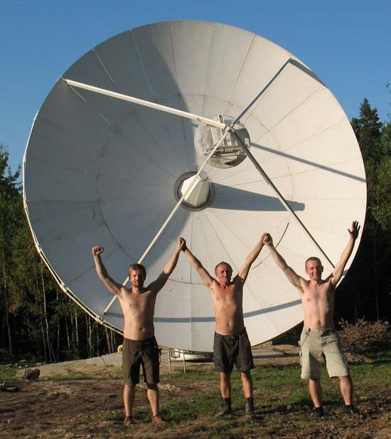 Triumfy podczas budowy RT-9 w Rzepienniku Biskupim (wrzesie, 2012)