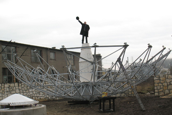 Triumfalnie na budowie RT-13 w Czstochowie (listopad, 2012)
