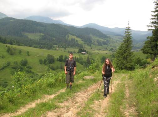 Na szlaku Karina Bczek i Kamil Wszoek (fot. B.Wszoek)