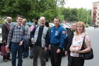 Zdjęcie grupowe jakie wykonaliśmy sobie z astronautą po spotkaniu.