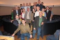 Prof. dr hab. Edwin Wnuk i Prof. dr hab. Ivan L. Andronov w otoczeniu członków O/Cz PTMA. Wystąpili 12 maja 2010 z wykładami odpowiednio "Kosmiczne śmieci" i
"Astronomia amatorska w Odessie/na Ukrainie"